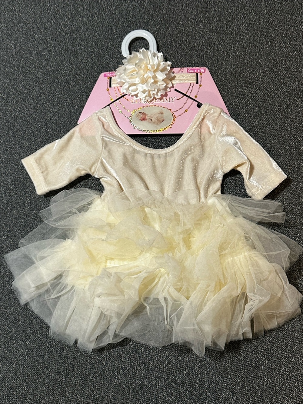 Baby Girl 2 Piece Newborn Picture Set NWT